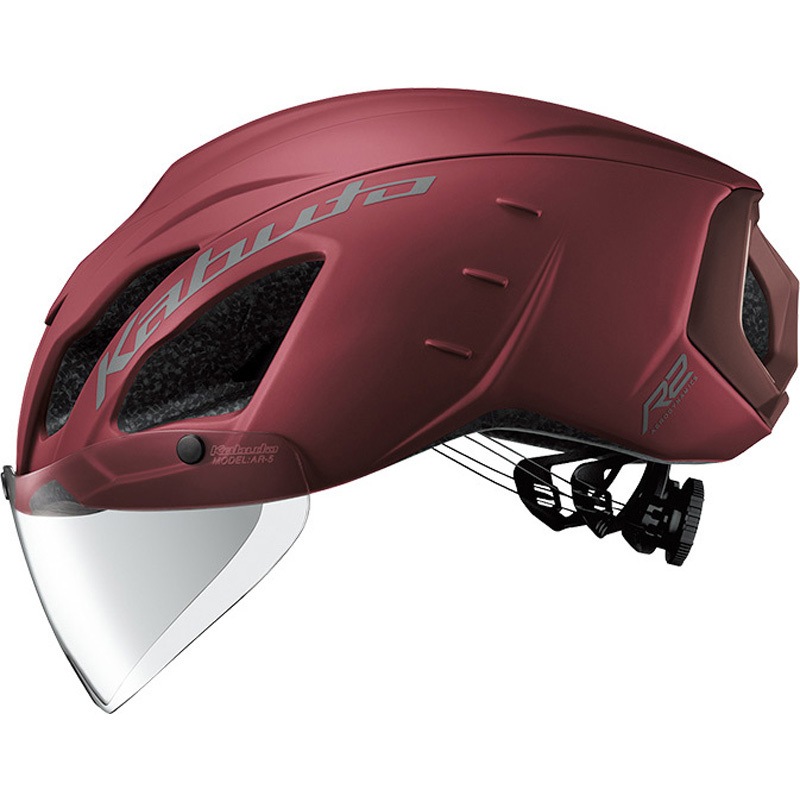 ヘルメット AERO-R2 XS/S(54-56cm) マットバーガンディ 1個 OGK KABUTO 【通販モノタロウ】