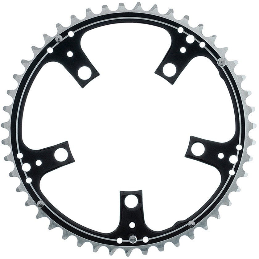 D11CNR00417 ラ・クランク チェンリング：ロード DixnaCross(ディズナクロス) 色BK 歯数47T   D11CNR00417