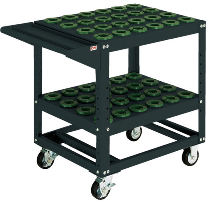 WD4060-B ツーリングワゴン(HSK・NC5用)ブラック 大阪製罐 ツーリング棚2段タイプ 間口693mm高さ786mm  WD4060-B