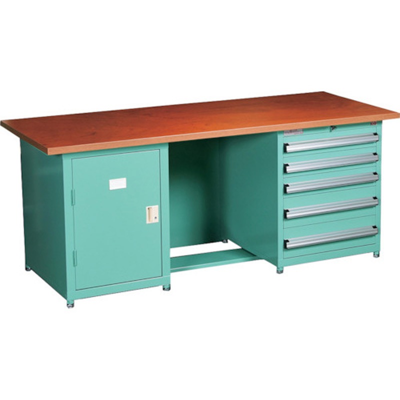 AW157CL 中量作業台/A型 大阪製罐 木製製天板 荷重2000kg 間口1500mm奥行750mm高さ750mm  AW157CL