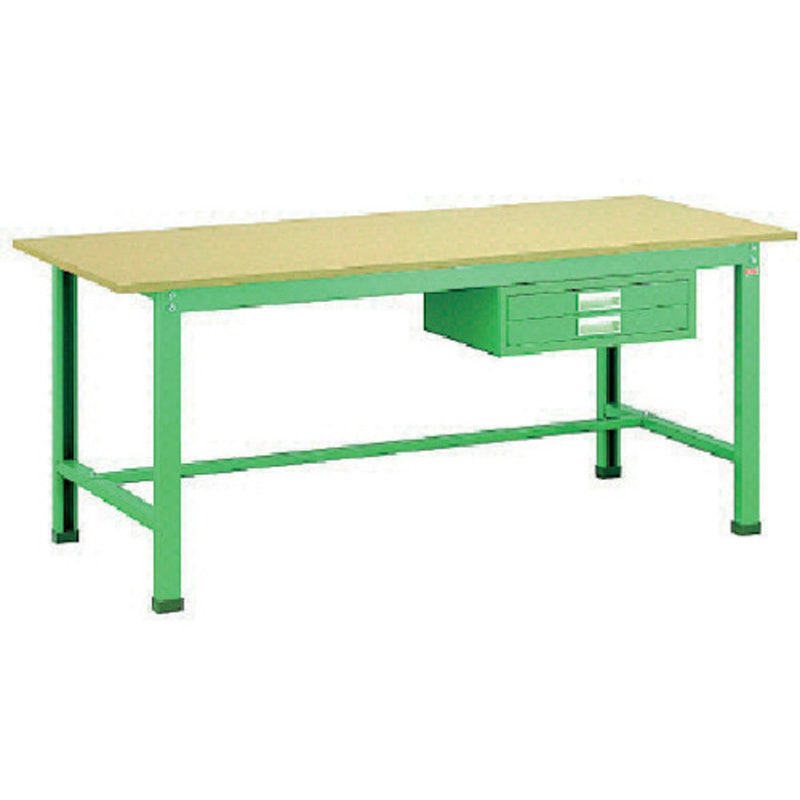 WKW1875 軽量作業台 大阪製罐 スチール製 ポリ化粧天板製天板 引出し(SDB6K)×1タイプ 間口1800mm奥行750mm高さ750mm  WKW1875 65,890円