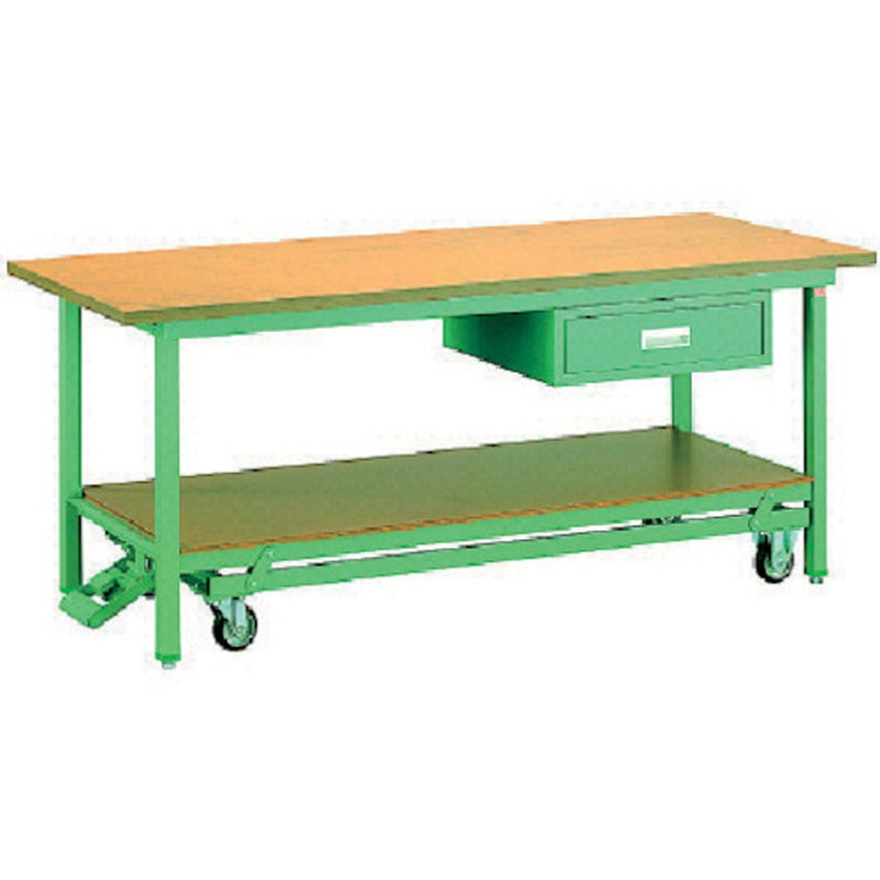 BM1873 移動式作業台 大阪製罐 樹脂製天板 間口1800mm奥行750mm高さ750mm  BM1873 129,900円