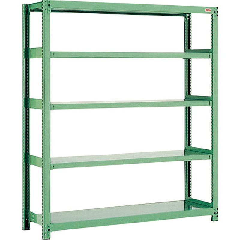 B3-6325 中量物品棚 大阪製罐 グラスグリーン色 単体型 スチール 奥行450mm間口900mm  B3-6325
