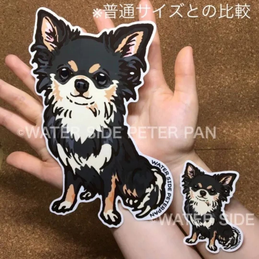 木彫りのチワワ(チョコ&タン) 木彫りのチワワ(チョコ&タン) 木彫りの