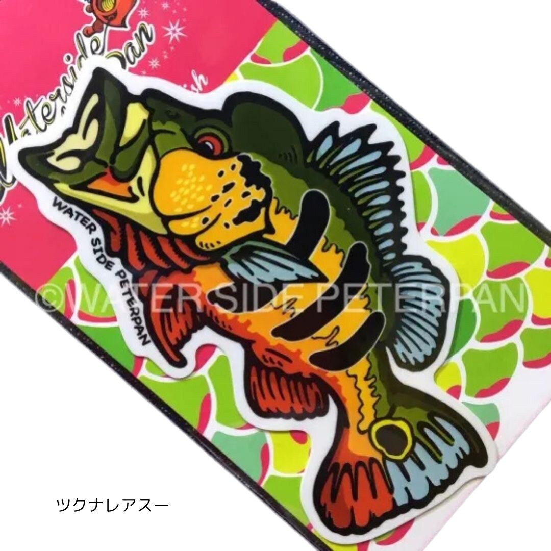 ツクナレアスー お魚ステッカー レギュラー 1枚(1枚) WATER SIDE ツクナレアスー お魚ステッカー レギュラー 1枚(1枚) WATER SIDE