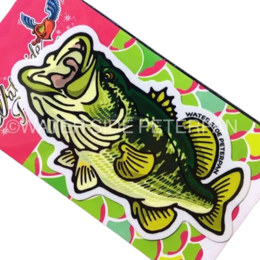 ブラックバス お魚ステッカー レギュラー 1枚(1枚) WATER SIDE