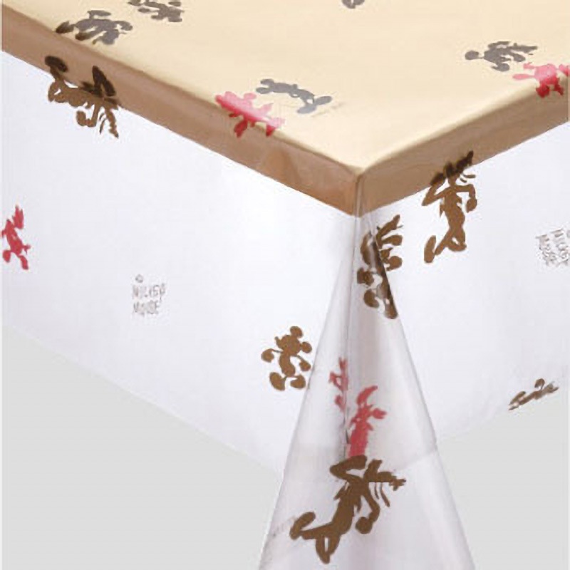 ミッキーフレンズ MG抗ウィルス抗菌透明クロス/キャラクター 明和グラビア 色BR 幅120cm 1反