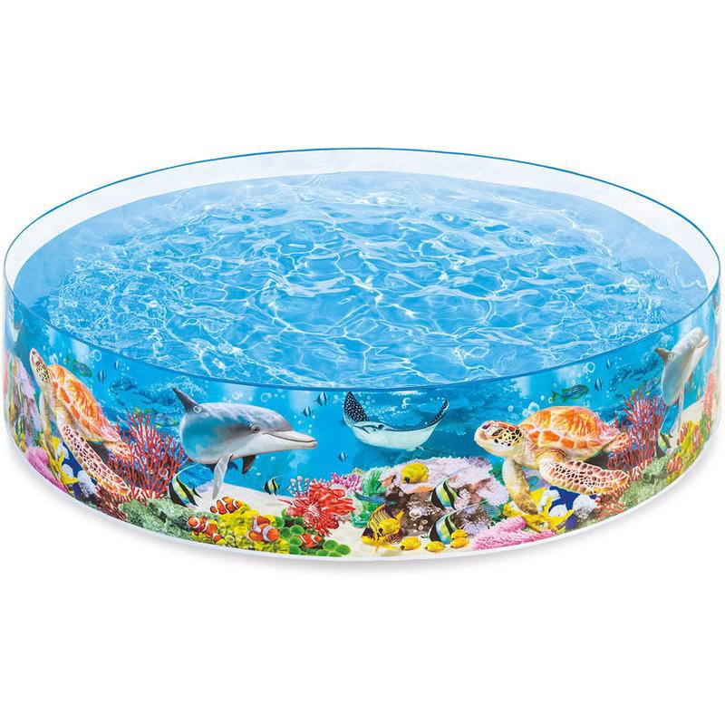 U-58472 ディープブルーシースナッププール 1台 INTEX 【通販モノタロウ】