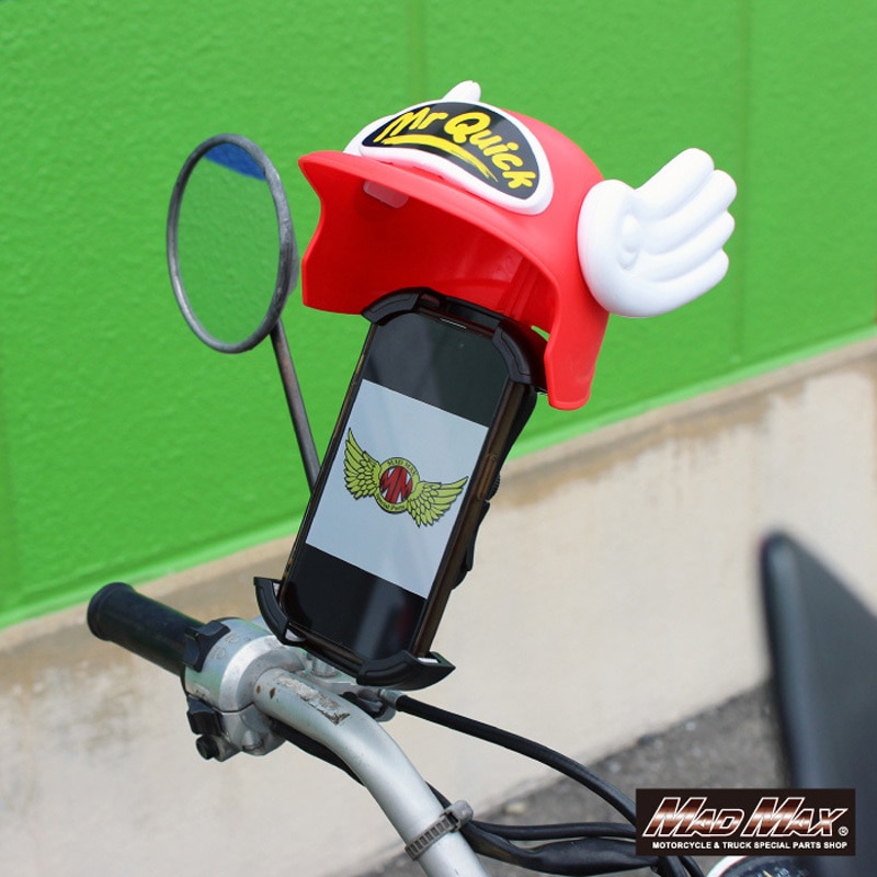 MR50-0001-BK Mr Quick製 バイク用 スマートフォンホルダー