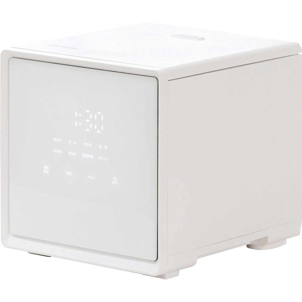 YAMAZEN 炊飯器 YJS-CM072(W) ホワイト YJS-CM072(W) キューブ型炊飯器 1台 YAMAZEN(山善) 【通販