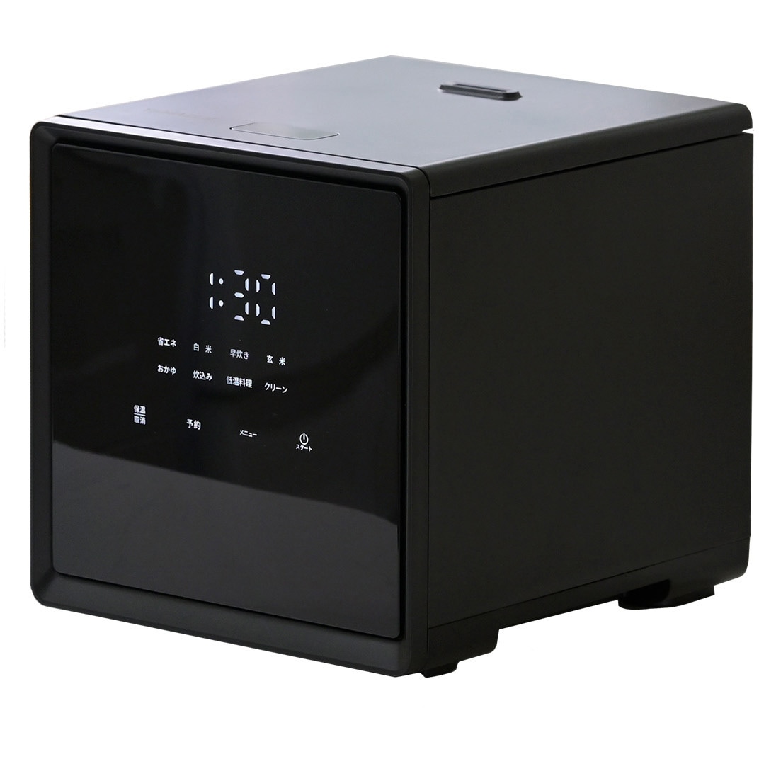 【新品】山善 YAMAZEN 炊飯器 YJS-CM072 YJS-CM072(B) キューブ型炊飯器 1台 YAMAZEN(山善) 【通販モノタロウ】