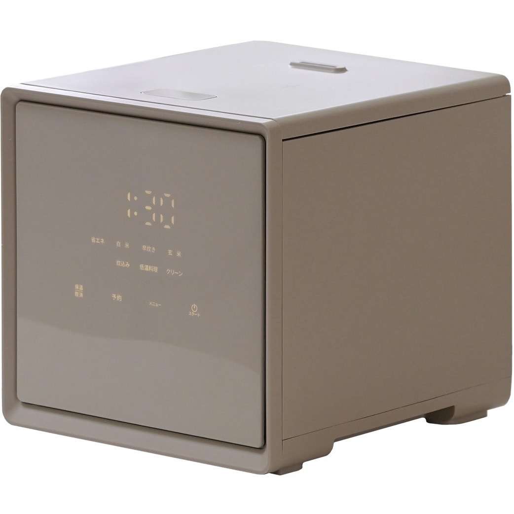 【新品】山善 YAMAZEN 炊飯器 YJS-CM072 YJS-CM072(G) キューブ型炊飯器 1台 YAMAZEN(山善) 【通販モノタロウ】