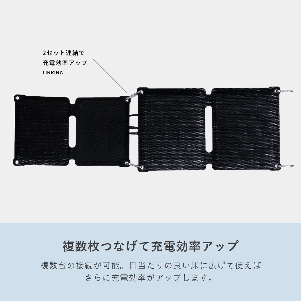 YRSB-M100 ELEIN ソーラーパネル ポータブル折り畳み 1個 YAMAZEN(山善