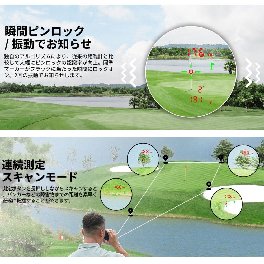 PF1-PRO-BK レーザー距離計 PF1 PRO 1台 MILESEEY 【通販モノタロウ】