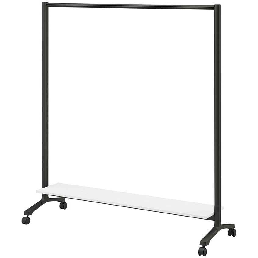 ALS-115TC-W9BK ALシリーズ コートスタンド棚付 W1500<配送時組立サービス付> イトーキ 高さ1700mm奥行500mm  ALS-115TC-W9BK