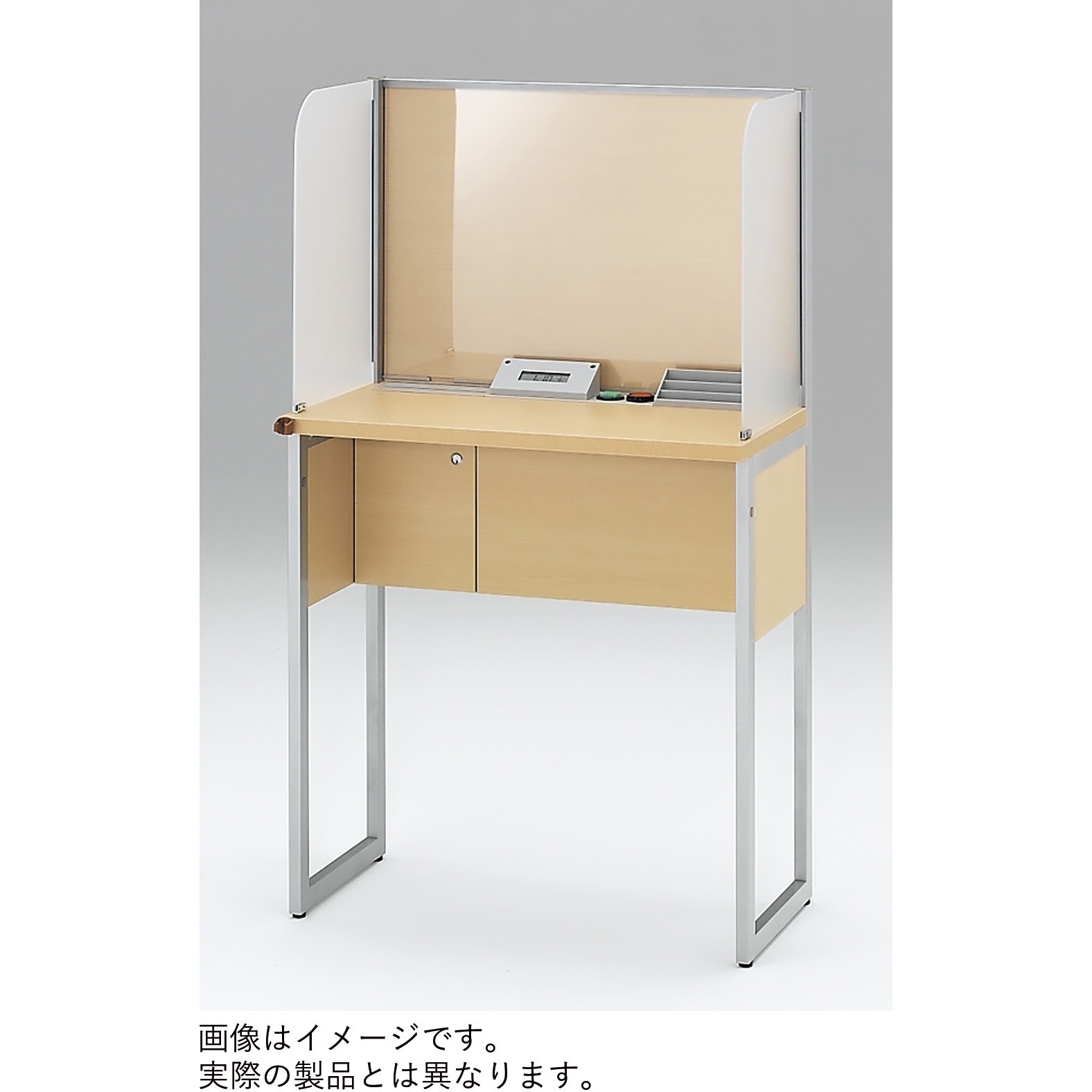 VBA-144-W9 BAシリーズ パネル付ライテイングテーブル 車イス対応タイプ(単体)<配送時組立サービス付> 1台 イトーキ 【通販モノタロウ】
