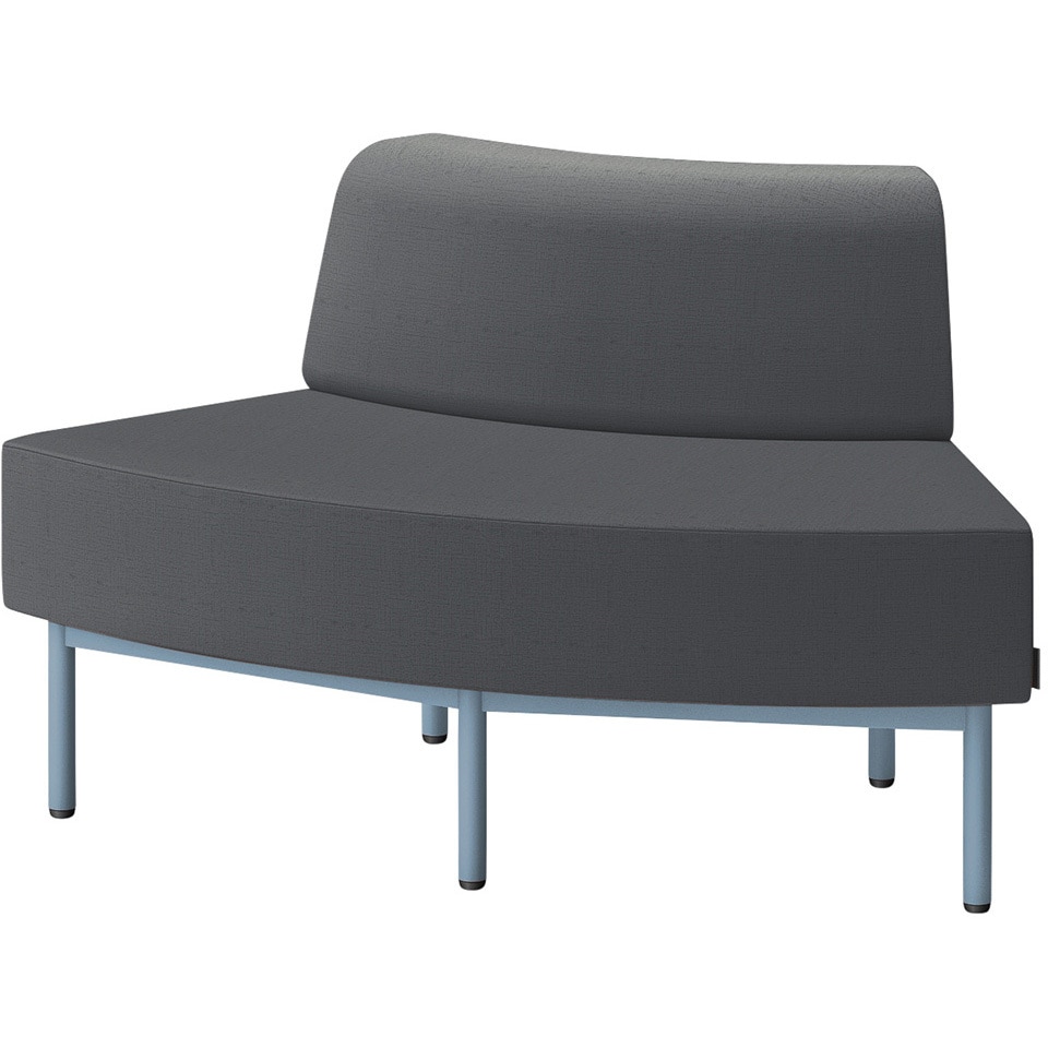 LCL-60GLAY-S5W2 CLソファ アウトサイドRタイプ 張地DY<配送時組立サービス付> イトーキ 高さ720mm幅1250mm奥行730mm  LCL-60GLAY-S5W2