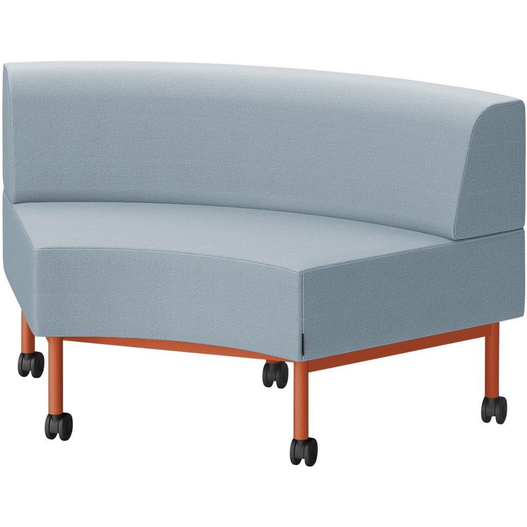 LCL-60NLCC-D4S5 CLソファ インサイドRタイプ キャスター付 張地C<配送時組立サービス付> イトーキ 高さ720mm幅1250mm奥行730mm  LCL-60NLCC-D4S5 124,900円