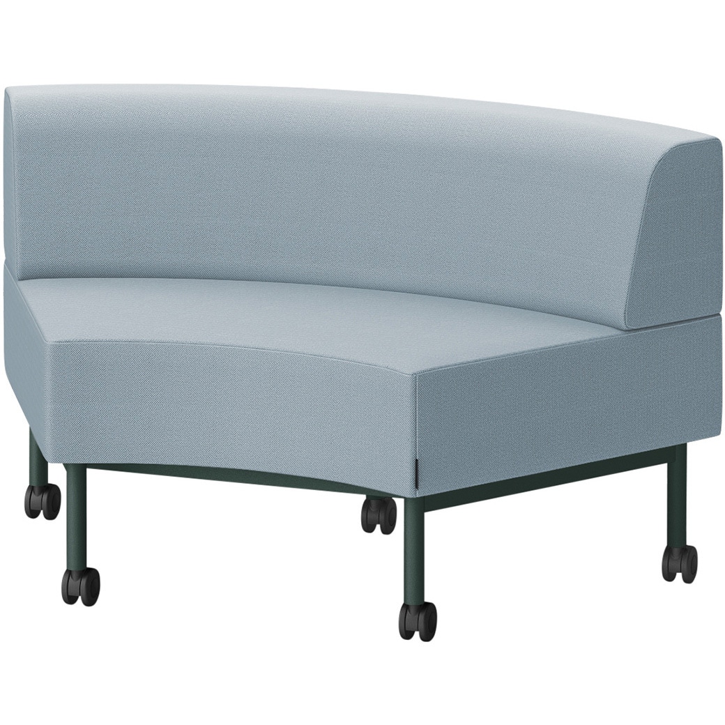 LCL-60NLCC-G2S5 CLソファ インサイドRタイプ キャスター付 張地C<配送時組立サービス付> イトーキ 高さ720mm幅1250mm奥行730mm  LCL-60NLCC-G2S5 124,900円