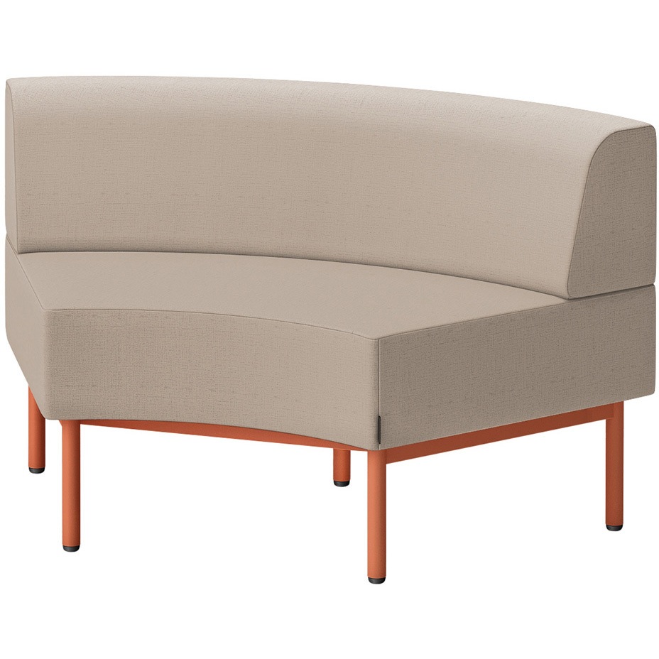 LCL-60NLAY-D4Y3 CLソファ インサイドRタイプ 張地DY<配送時組立サービス付> イトーキ 高さ720mm幅1250mm奥行730mm  LCL-60NLAY-D4Y3