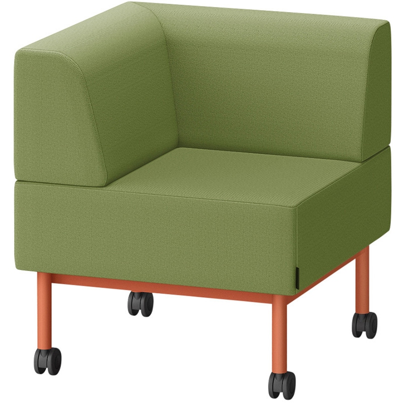 LCL-07CLCC-D4Q3 CLソファ コーナータイプ キャスター付 張地C<配送時組立サービス付> イトーキ 高さ720mm幅650mm奥行650mm  LCL-07CLCC-D4Q3