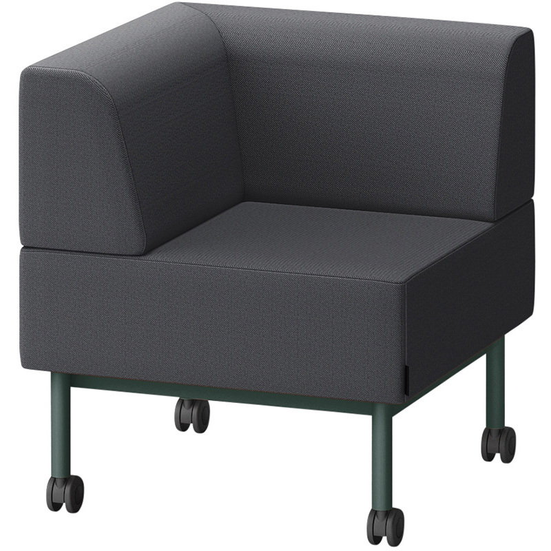 LCL-07CLCC-G2W2 CLソファ コーナータイプ キャスター付 張地C<配送時組立サービス付> イトーキ 高さ720mm幅650mm奥行650mm LCL-07CLCC-G2W2