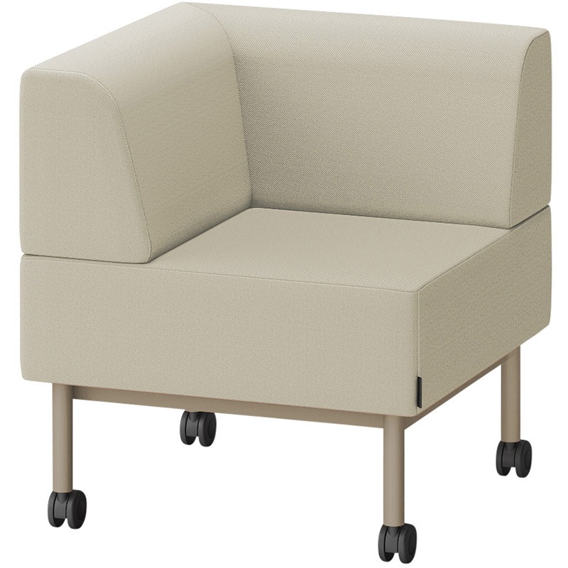 LCL-07CLCC-H9F6 CLソファ コーナータイプ キャスター付 張地C<配送時組立サービス付> イトーキ 高さ720mm幅650mm奥行650mm  LCL-07CLCC-H9F6