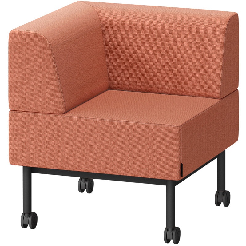 LCL-07CLCC-T1D3 CLソファ コーナータイプ キャスター付 張地C<配送時組立サービス付> イトーキ 高さ720mm幅650mm奥行650mm  LCL-07CLCC-T1D3 98,890円