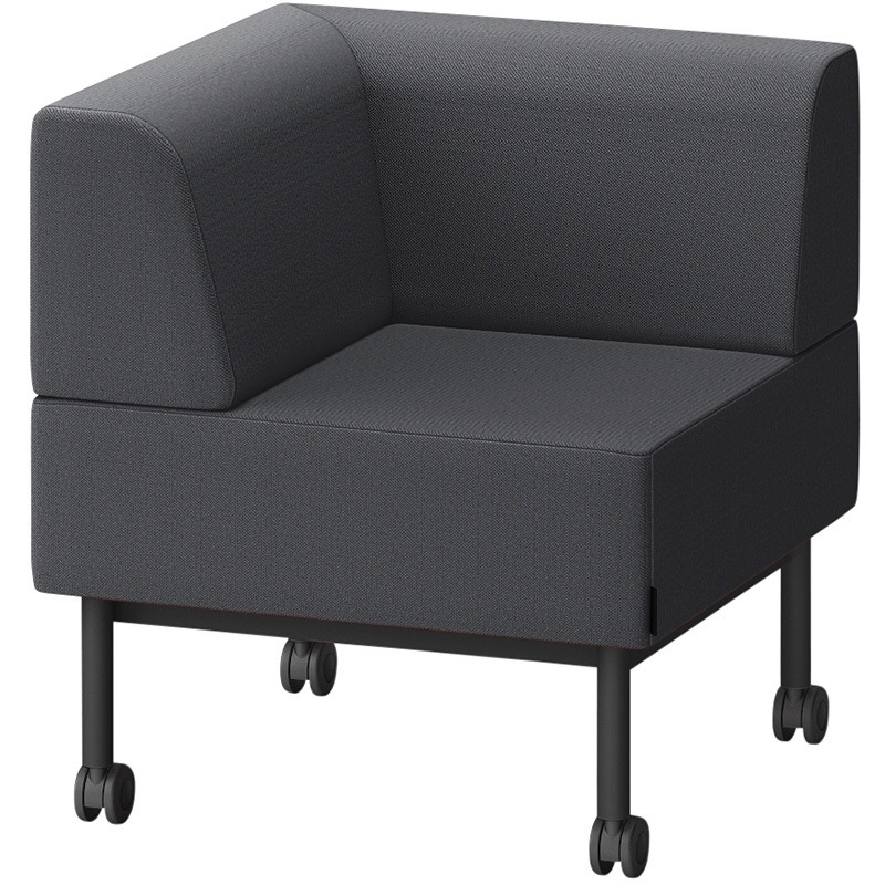 LCL-07CLCC-T1W2 CLソファ コーナータイプ キャスター付 張地C<配送時組立サービス付> イトーキ 高さ720mm幅650mm奥行650mm  LCL-07CLCC-T1W2