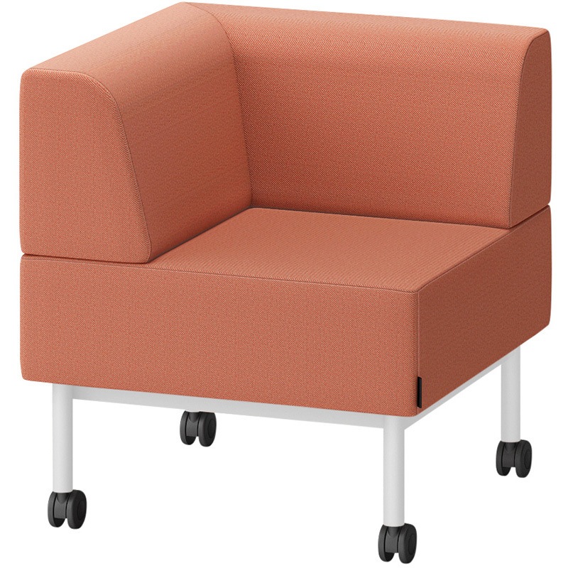 LCL-07CLCC-W9D3 CLソファ コーナータイプ キャスター付 張地C<配送時組立サービス付> イトーキ 高さ720mm幅650mm奥行650mm  LCL-07CLCC-W9D3