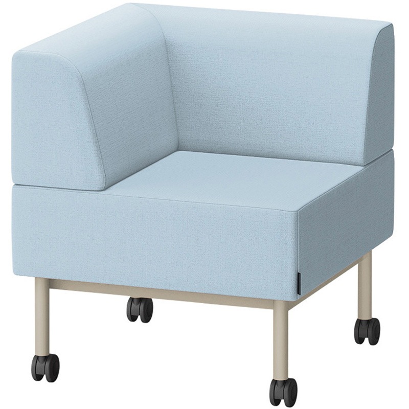 LCL-07CLCY-H9A8 CLソファ コーナータイプ キャスター付 張地DY<配送時組立サービス付> イトーキ 高さ720mm幅650mm奥行650mm  LCL-07CLCY-H9A8