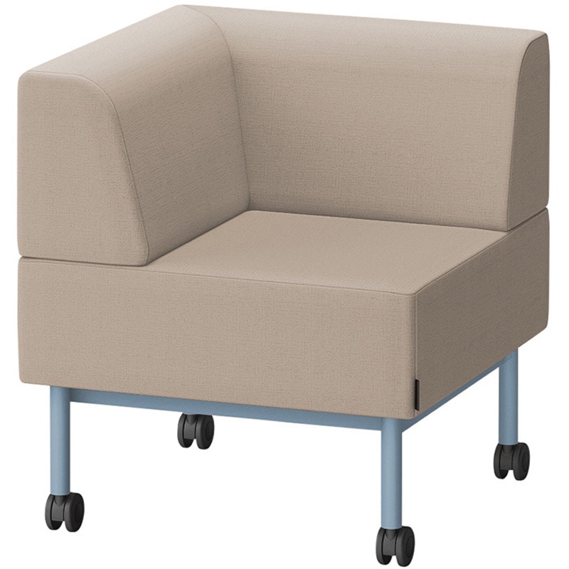 LCL-07CLCY-S5Y3 CLソファ コーナータイプ キャスター付 張地DY<配送時組立サービス付> イトーキ 高さ720mm幅650mm奥行650mm  LCL-07CLCY-S5Y3