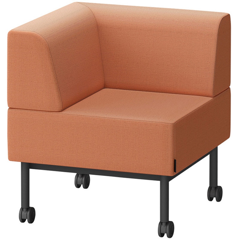 LCL-07CLCY-T1D3 CLソファ コーナータイプ キャスター付 張地DY<配送時組立サービス付> イトーキ 高さ720mm幅650mm奥行650mm  LCL-07CLCY-T1D3