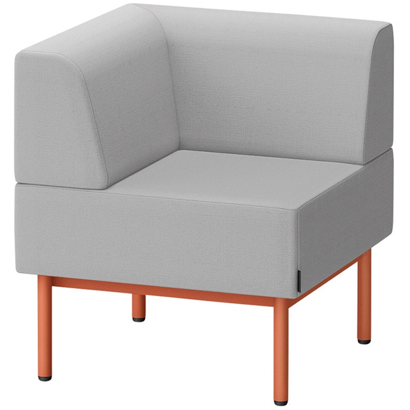 LCL-07CLAY-D4C6 CLソファ コーナータイプ 張地DY<配送時組立サービス付> イトーキ 高さ720mm幅650mm奥行650mm  LCL-07CLAY-D4C6