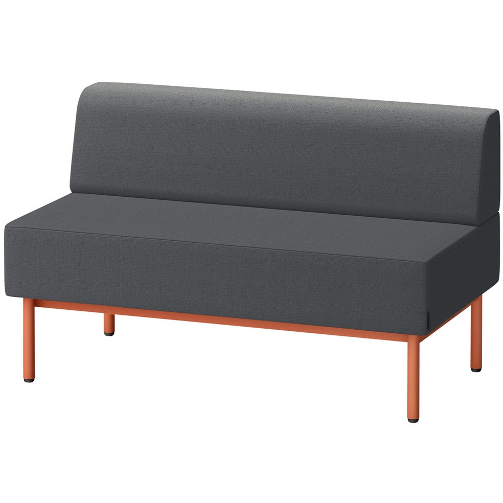 LCL-12SLAY-D4W2 CLソファ 背あり ストレートタイプ W1200 張地DY<配送時組立サービス付> イトーキ 高さ720mm奥行650mm  LCL-12SLAY-D4W2