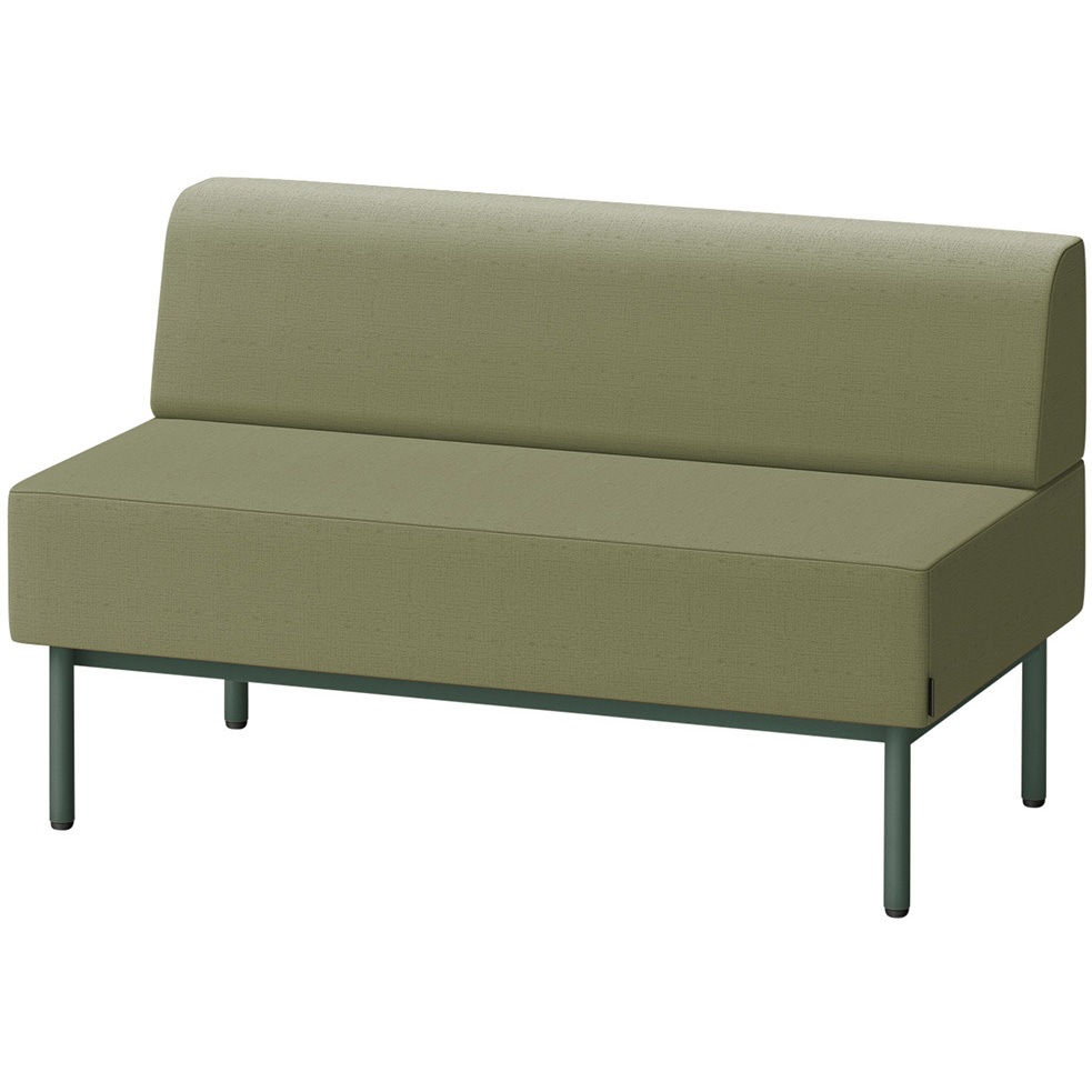 LCL-12SLAY-G2L6 CLソファ 背あり ストレートタイプ W1200 張地DY<配送時組立サービス付> イトーキ 高さ720mm奥行650mm  LCL-12SLAY-G2L6