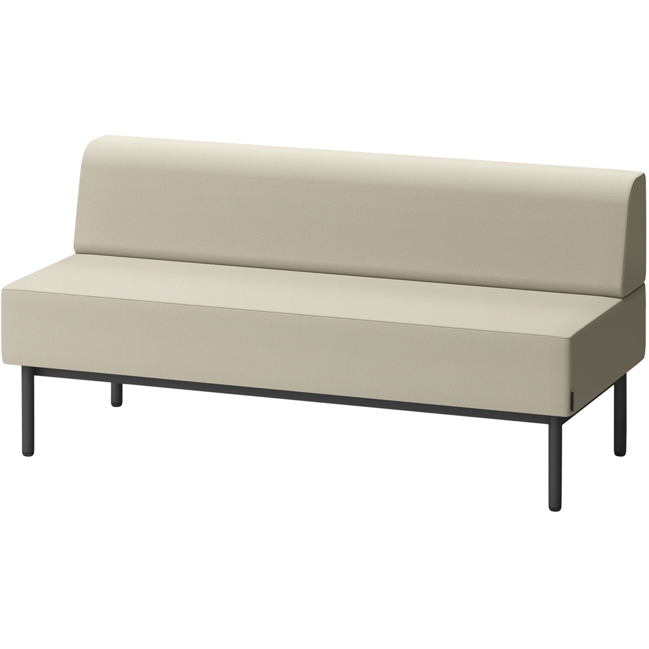 LCL-15SLAC-T1F6 CLソファ 背あり ストレートタイプ W1500 張地C<配送時組立サービス付> イトーキ 高さ720mm奥行650mm  LCL-15SLAC-T1F6