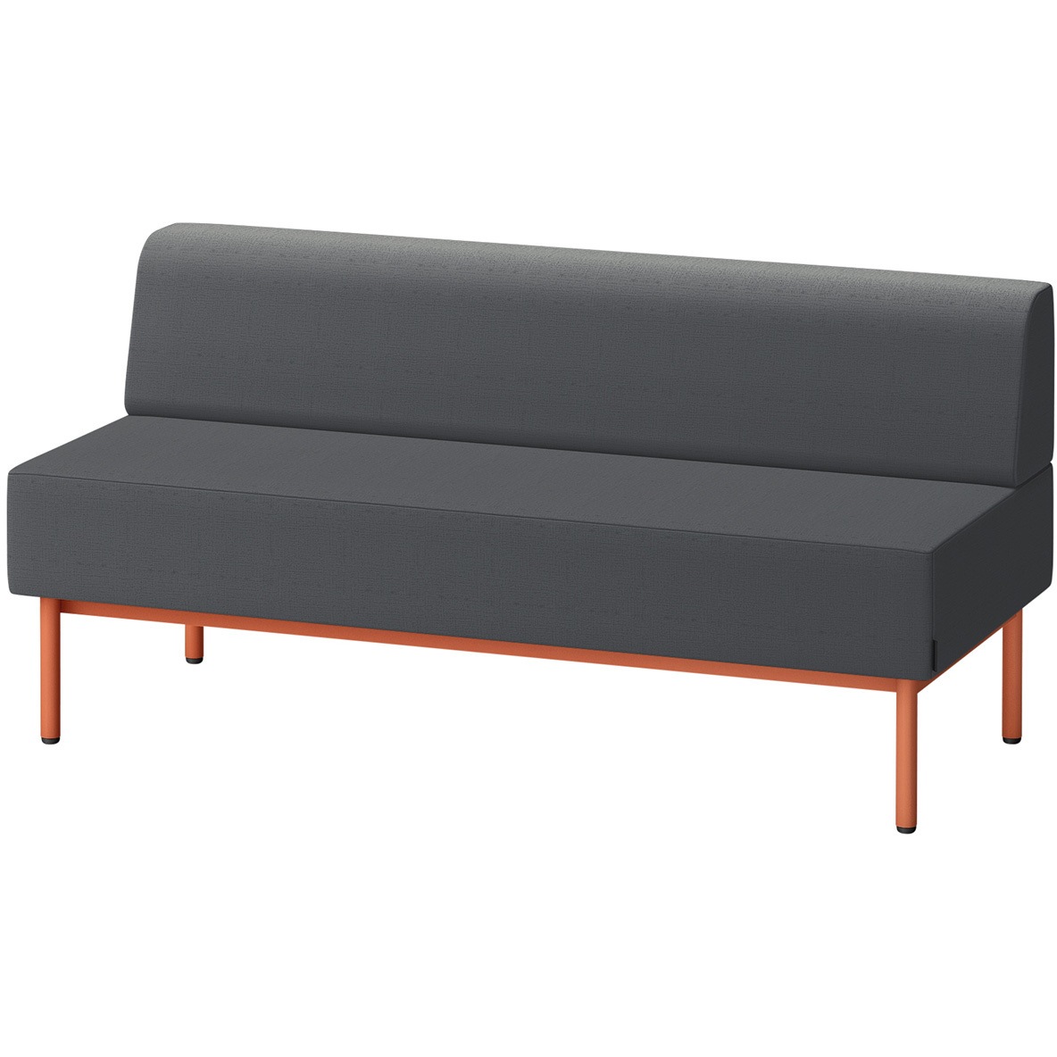 LCL-15SLAY-D4W2 CLソファ 背あり ストレートタイプ W1500 張地DY<配送時組立サービス付> イトーキ 高さ720mm奥行650mm  LCL-15SLAY-D4W2