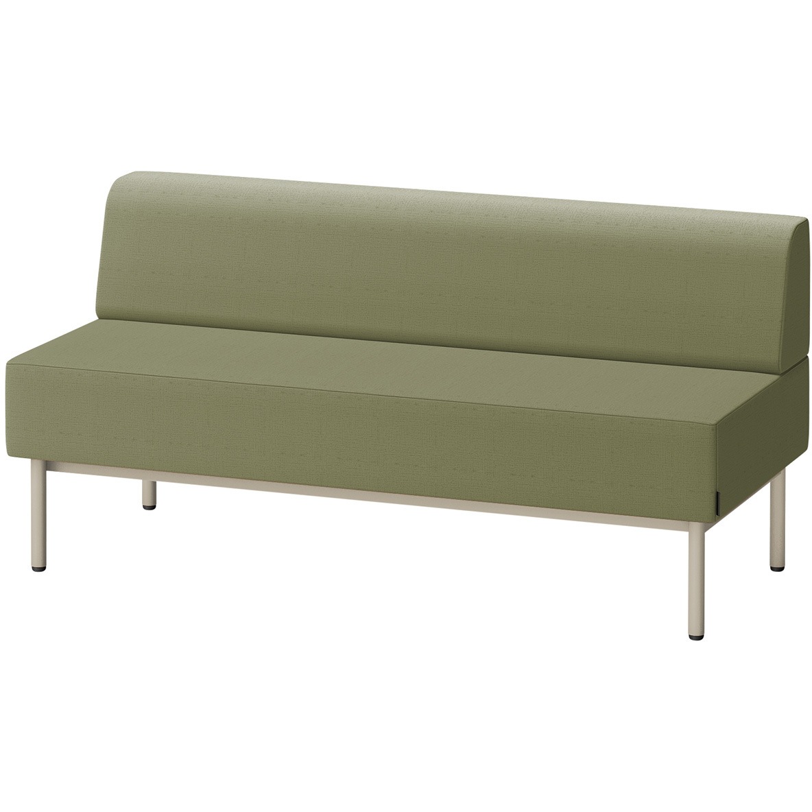 LCL-15SLAY-H9L6 CLソファ 背あり ストレートタイプ W1500 張地DY<配送時組立サービス付> イトーキ 高さ720mm奥行650mm  LCL-15SLAY-H9L6