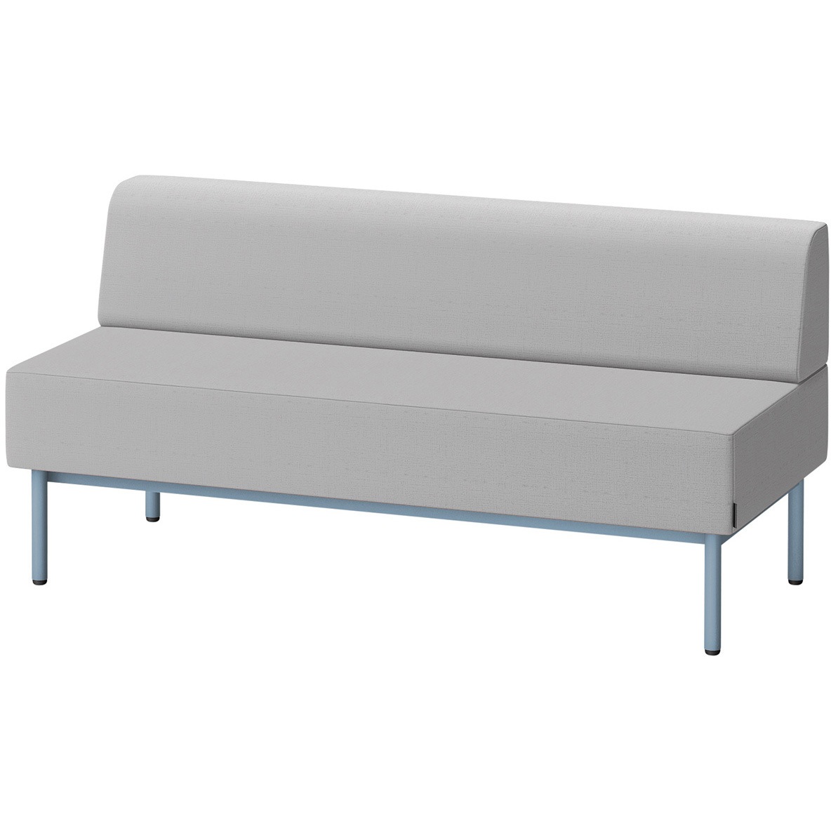 LCL-15SLAY-S5C6 CLソファ 背あり ストレートタイプ W1500 張地DY<配送時組立サービス付> イトーキ 高さ720mm奥行650mm  LCL-15SLAY-S5C6