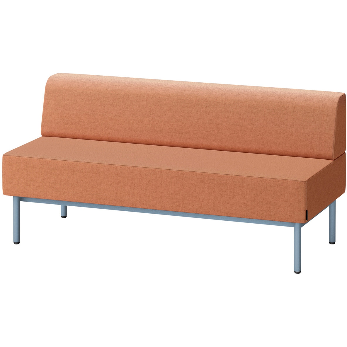 LCL-15SLAY-S5D3 CLソファ 背あり ストレートタイプ W1500 張地DY<配送時組立サービス付> イトーキ 高さ720mm奥行650mm  LCL-15SLAY-S5D3