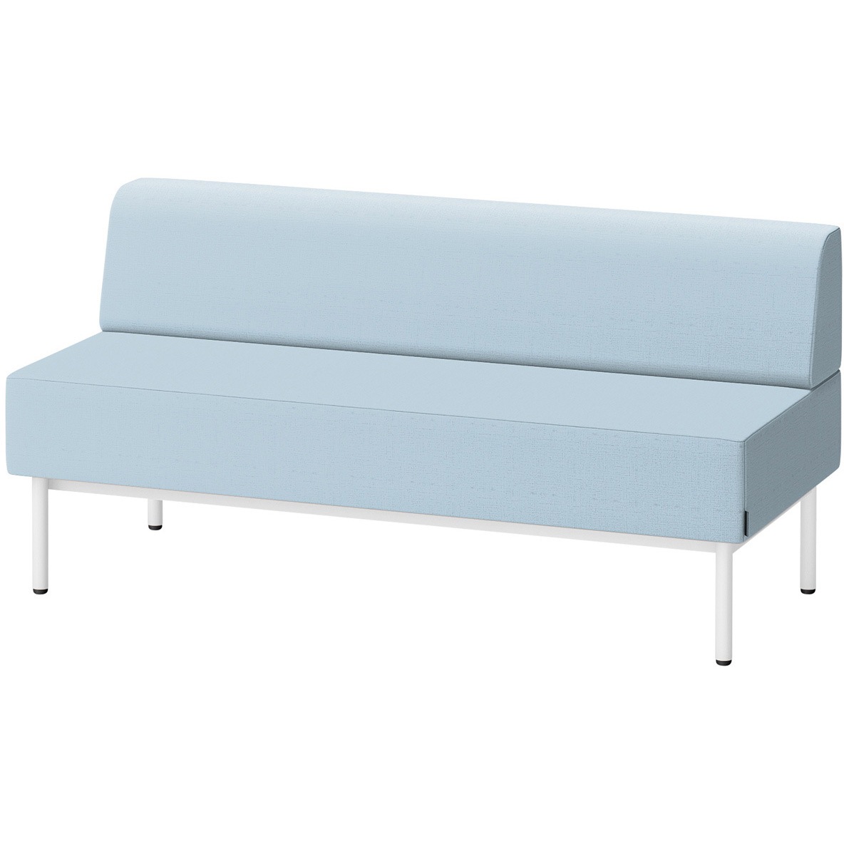 LCL-15SLAY-W9A8 CLソファ 背あり ストレートタイプ W1500 張地DY<配送時組立サービス付> イトーキ 高さ720mm奥行650mm  LCL-15SLAY-W9A8