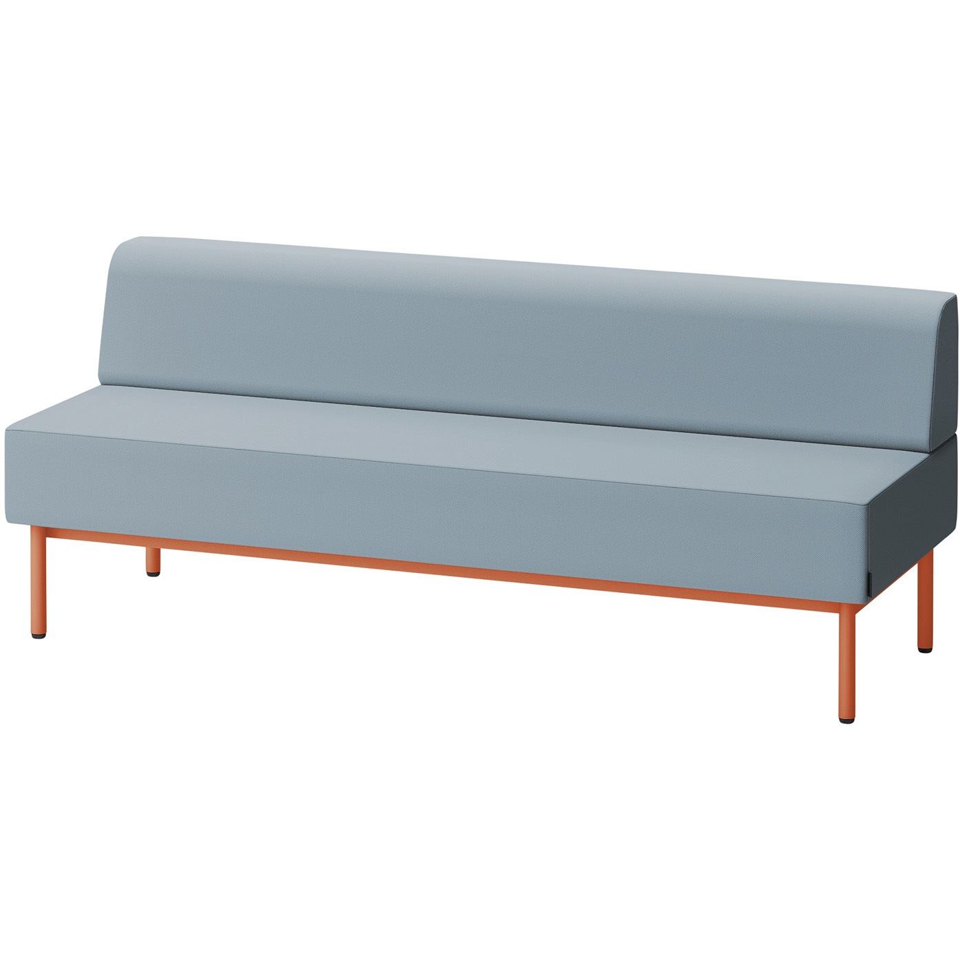 LCL-18SLAC-D4S5 CLソファ 背あり ストレートタイプ W1800 張地C<配送時組立サービス付> イトーキ 高さ720mm奥行650mm  LCL-18SLAC-D4S5