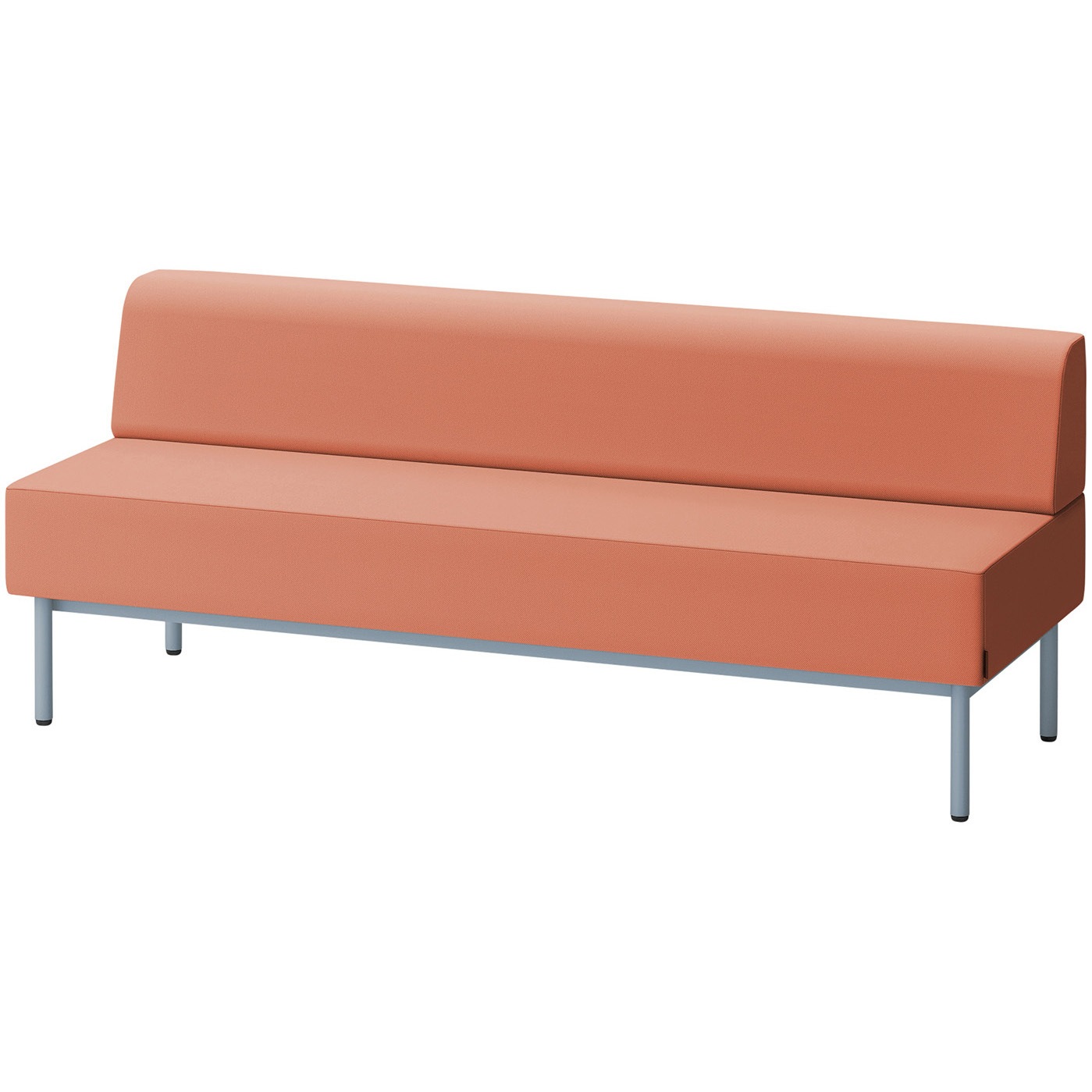 LCL-18SLAC-S5D3 CLソファ 背あり ストレートタイプ W1800 張地C<配送時組立サービス付> イトーキ 高さ720mm奥行650mm  LCL-18SLAC-S5D3