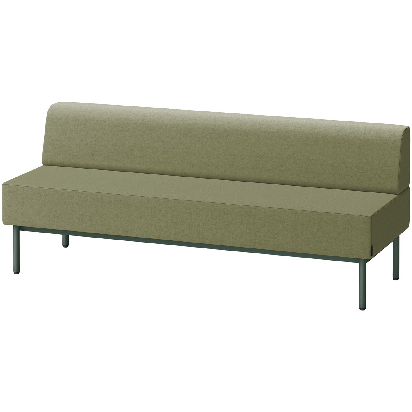 LCL-18SLAY-G2L6 CLソファ 背あり ストレートタイプ W1800 張地DY<配送時組立サービス付> イトーキ 高さ720mm奥行650mm  LCL-18SLAY-G2L6 109,900円