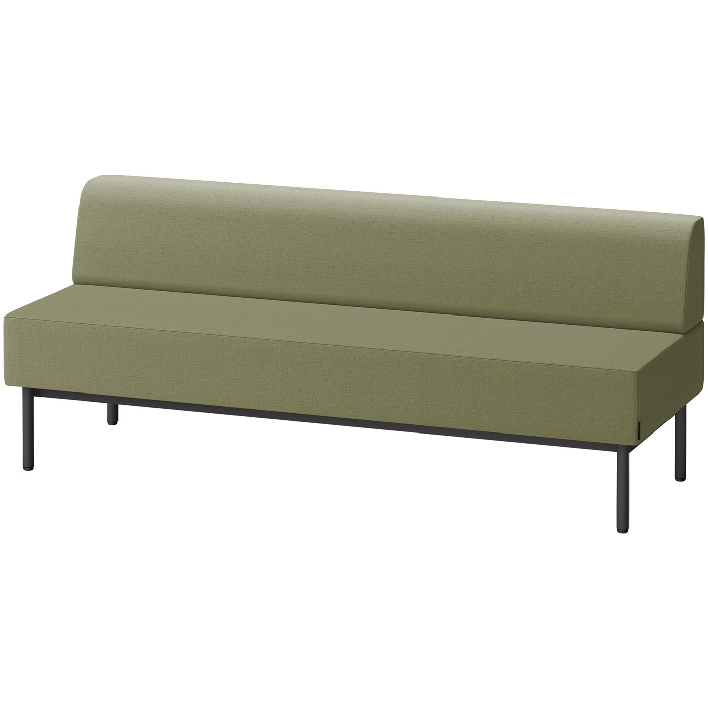 LCL-18SLAY-T1L6 CLソファ 背あり ストレートタイプ W1800 張地DY<配送時組立サービス付> イトーキ 高さ720mm奥行650mm  LCL-18SLAY-T1L6 109,900円