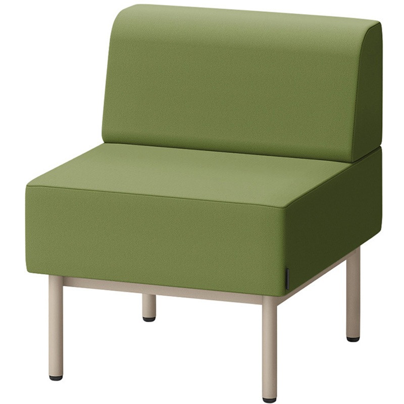 LCL-06SLAC-H9Q3 CLソファ 背あり ストレートタイプ W600 張地C<配送時組立サービス付> イトーキ 高さ720mm奥行650mm  LCL-06SLAC-H9Q3