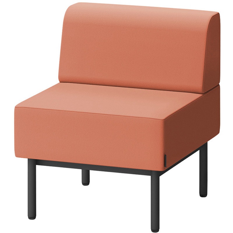 LCL-06SLAC-T1D3 CLソファ 背あり ストレートタイプ W600 張地C<配送時組立サービス付> イトーキ 高さ720mm奥行650mm  LCL-06SLAC-T1D3