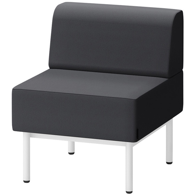 LCL-06SLAC-W9W2 CLソファ 背あり ストレートタイプ W600 張地C<配送時組立サービス付> イトーキ 高さ720mm奥行650mm  LCL-06SLAC-W9W2