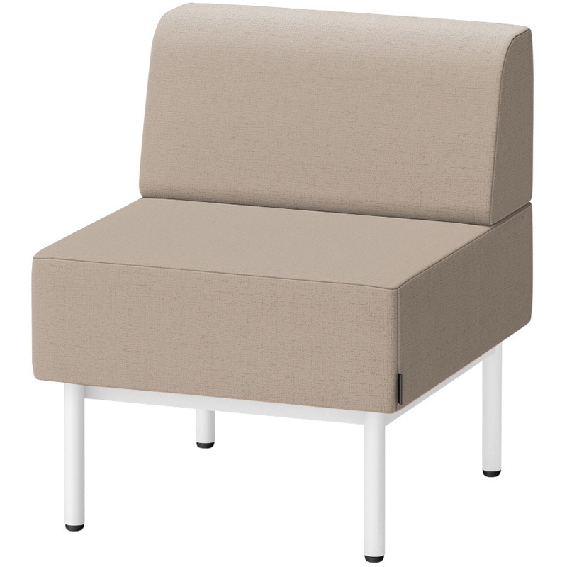 LCL-06SLAY-W9Y3 CLソファ 背あり ストレートタイプ W600 張地DY<配送時組立サービス付> イトーキ 高さ720mm奥行650mm  LCL-06SLAY-W9Y3